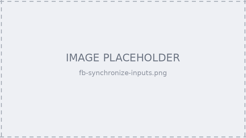Block diagram — Synchronize Inputs